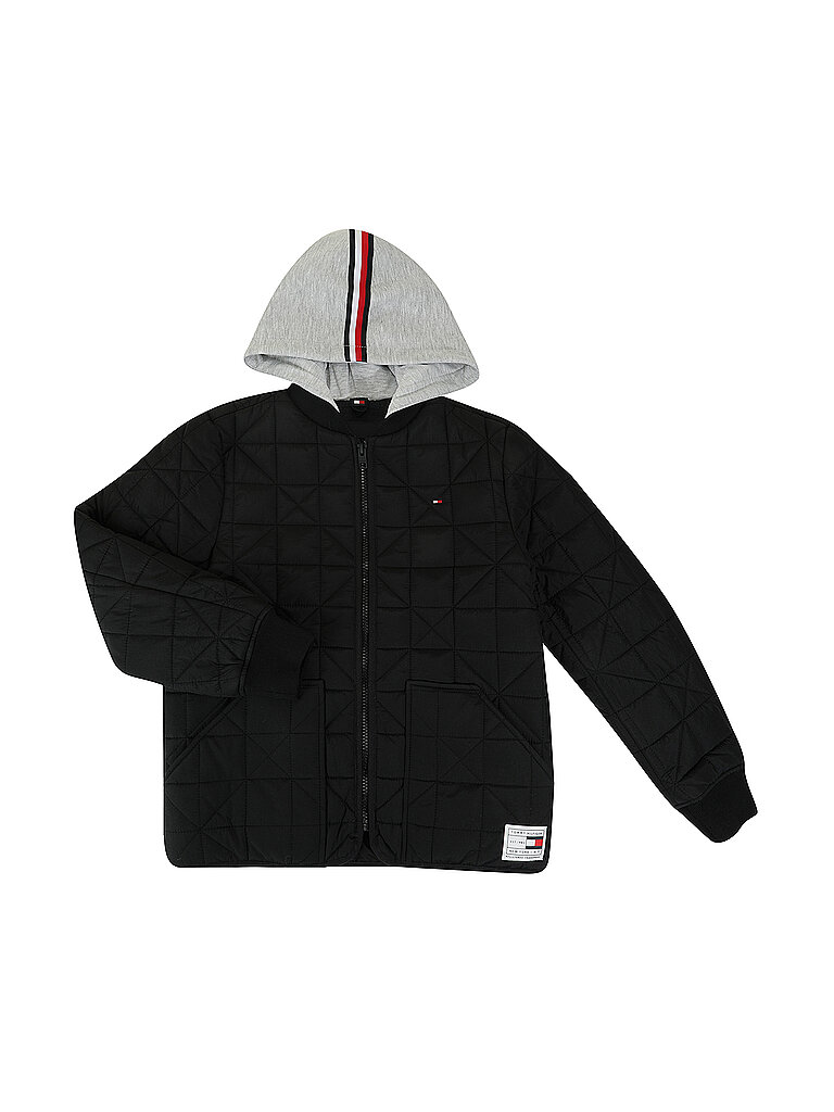 TOMMY HILFIGER Jungen Jacke schwarz | 176